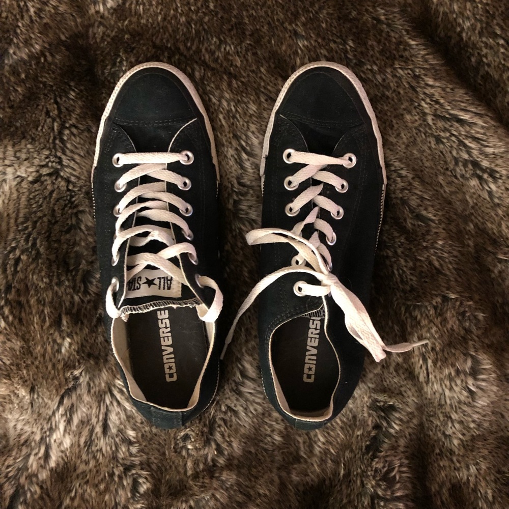 Women’s sz 9.5 blackout Converse. NEW w/o box